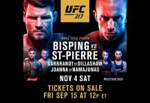 UFC – 4 Noviembre 2017