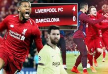 Liverpool 4 – Barcelona 0