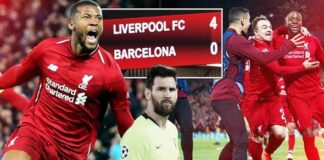 Liverpool 4 – Barcelona 0