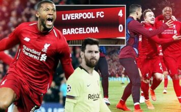 Liverpool 4 – Barcelona 0